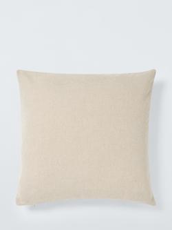 John Lewis Oblique Stripe Cushion - view 2, Neutral