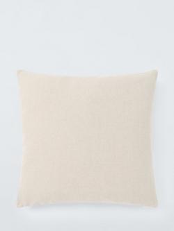 John Lewis Oblique Stripe Cushion - view 2, Green