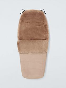 John Lewis Sheepskin Footmuff, Taupe, Taupe