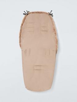 John Lewis Sheepskin Footmuff, Taupe - view 2, Taupe