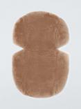 John Lewis Sheepskin Pushchair Liner, Taupe