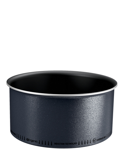 Tefal Ingenio SoLight Aluminium Non-Stick Saucepan, 18cm, Black