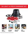 Tefal Ingenio SoLight Aluminium Non-Stick Pan Set, 16 Piece