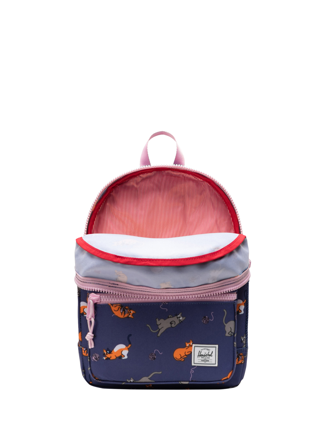 Product image 2 of 4, which shows Herschel Kids' Heritage Printed Backpack, Playing Cats