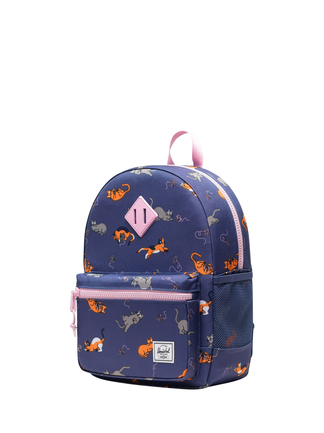 Product image 3 of 4, which shows Herschel Kids' Heritage Printed Backpack, Playing Cats