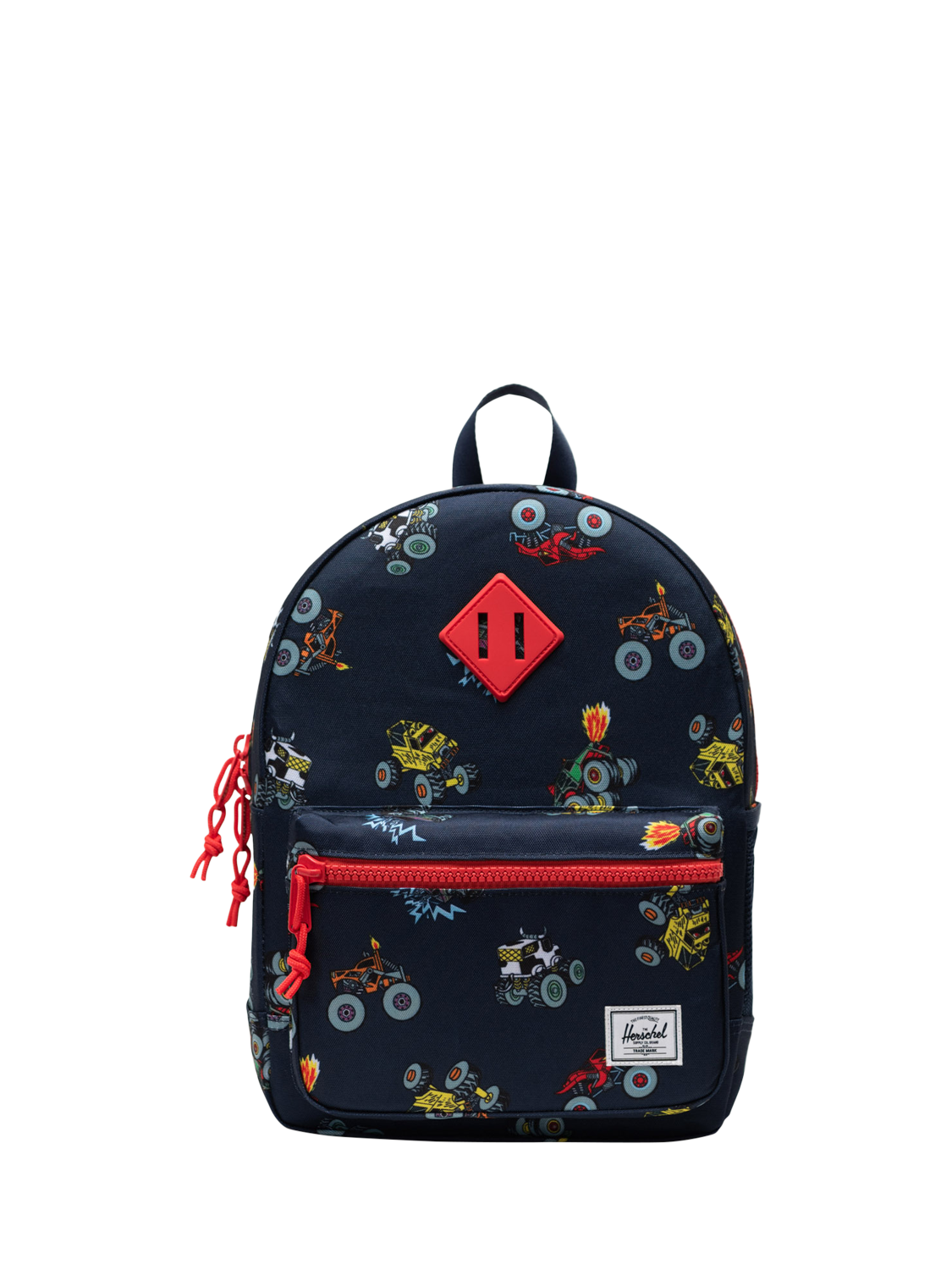 Product image 1 of 4, which shows Herschel Supply Co. Kids' Heritage Printed Backpack, Monster Truck
