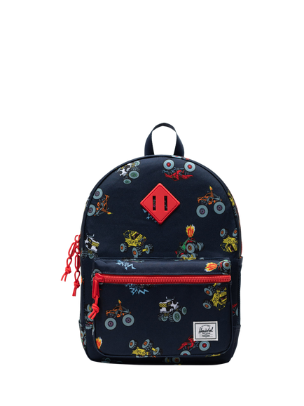 Herschel Supply Co. Kids' Heritage Printed Backpack, Monster Truck, Monster Truck