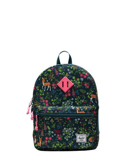 Herschel Supply Co. Kids' Heritage Printed Backpack, Woodland/Sea, Woodland/Sea