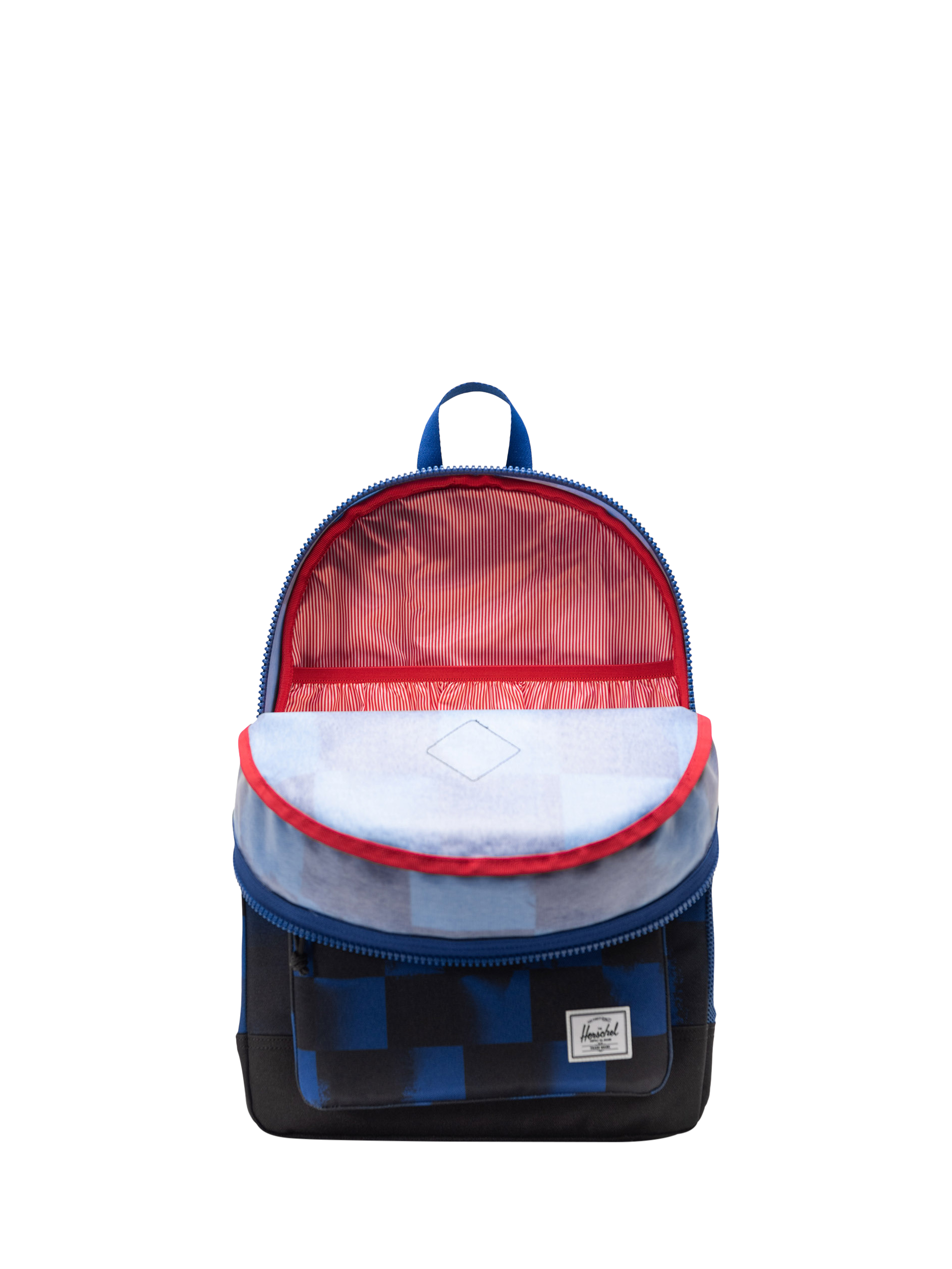 Product image 2 of 4, which shows Herschel Supply Co. Kids' Backpack, Checker Blue