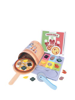 Bluey Wooden Pizza Set - view 2, Multi