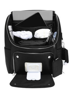 Stackers Baby Changing Backpack, Black, Black