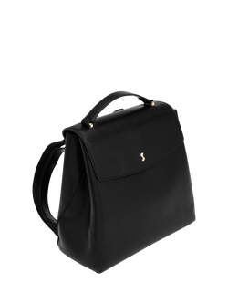 Stackers Faux Leather Small Backpack - view 2, Black