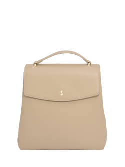 Stackers Faux Leather Small Backpack, Camel