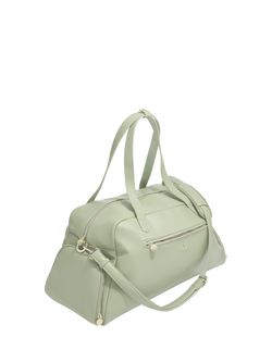 Stackers Faux Leather Gym Bag - view 2, Moss Green