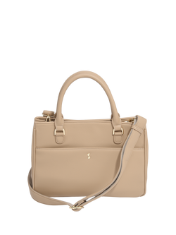 Stackers Faux Leather Small Handbag, Camel, Camel