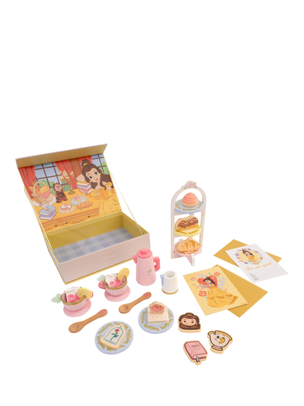 Disney Princess Beauty & The Beast Belle Tea Set Book, Multi