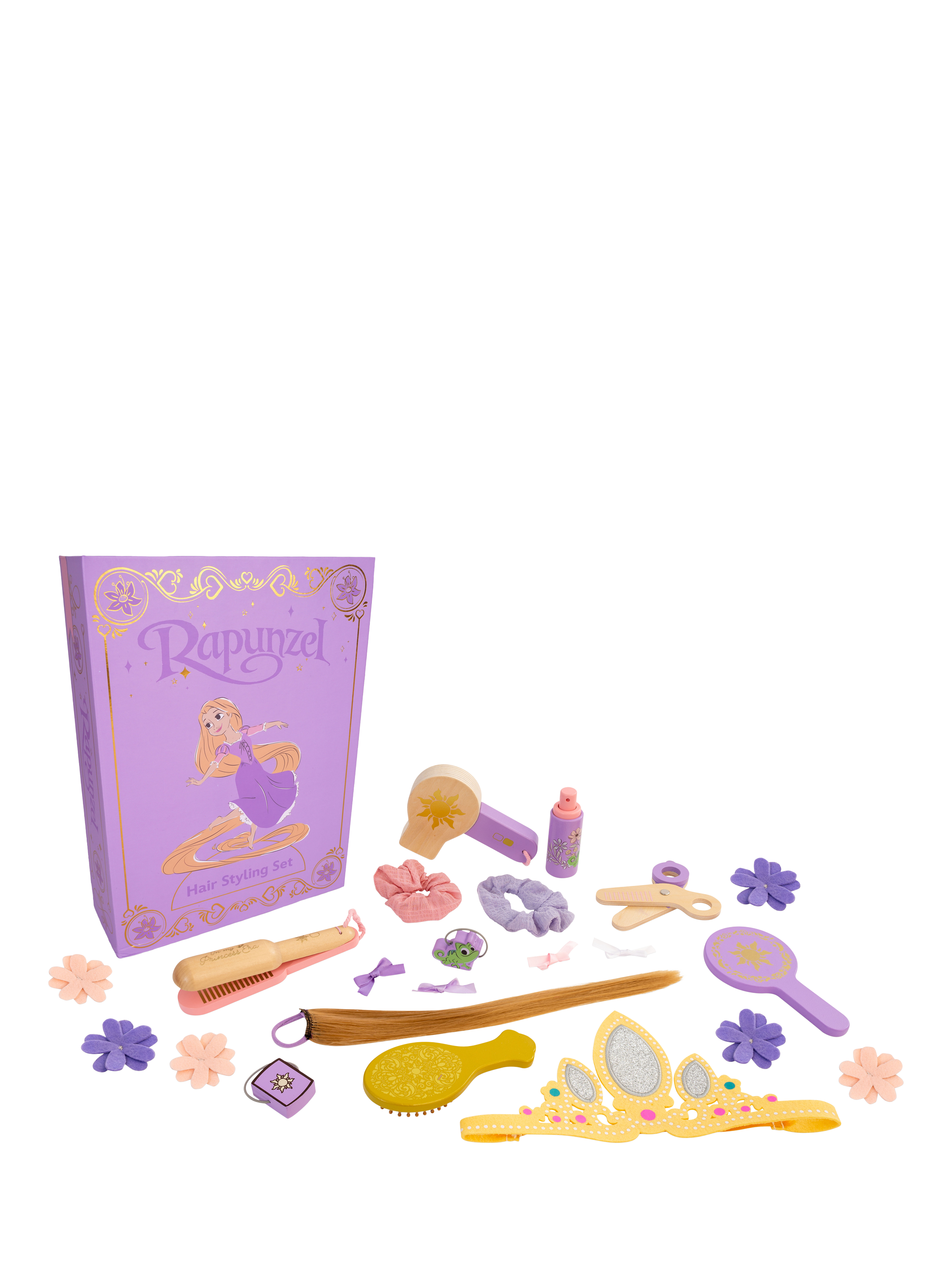 Disney Princess Tangled Rapunzel Hairdresser Set Book