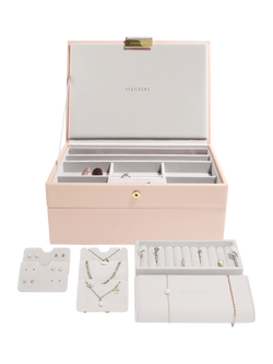 Stackers Classic Jewellery Box Set, Blush Champagne