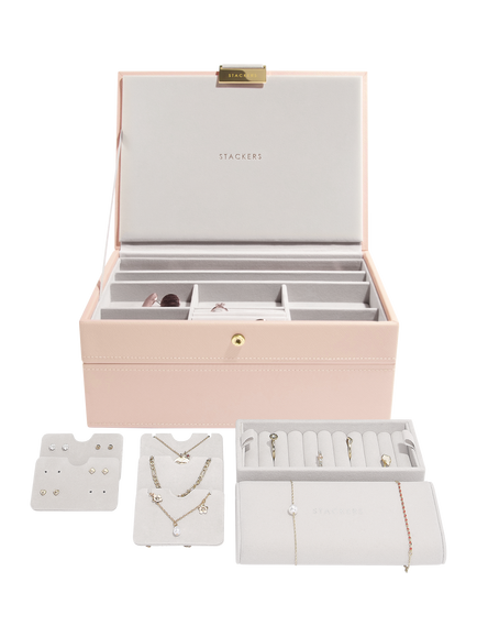 Stackers Classic Jewellery Box Set, Blush Champagne