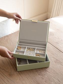 Stackers Classic Jewellery Box Set - view 2, Sage Green