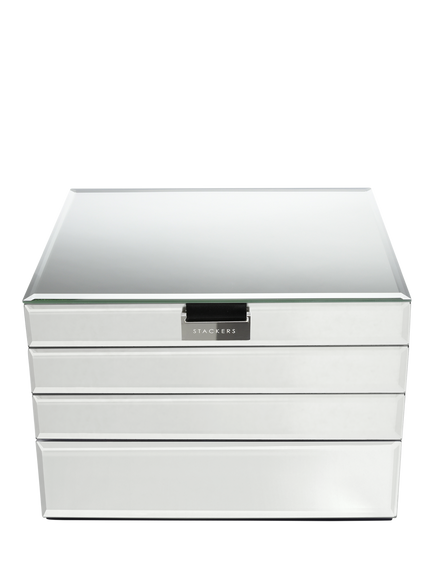 Stackers Classic 4 Layer Jewellery Box, Glass