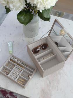 Stackers Luxury Classic Jewellery Box - view 2, Taupe