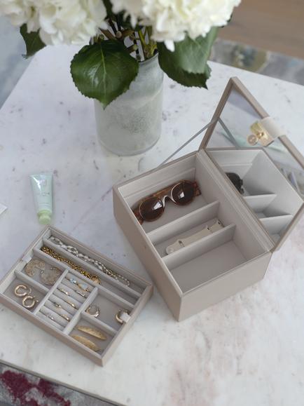 Stackers Luxury Classic Jewellery Box - view 2, Taupe