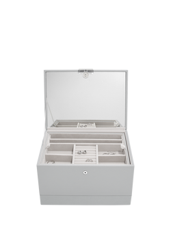 Stackers Luxury Classic Jewellery Box, Pebble Grey