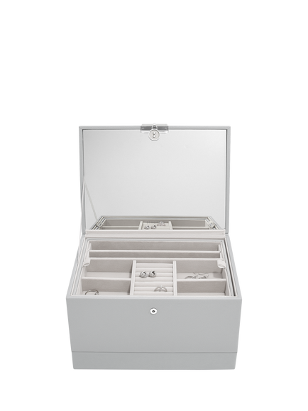 Stackers Luxury Classic Jewellery Box, Pebble Grey