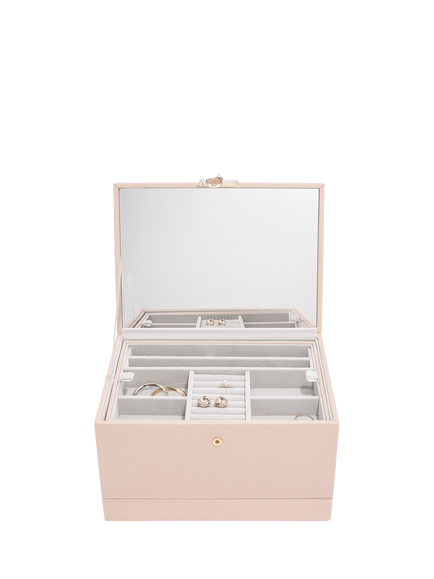 Stackers Luxury Classic Jewellery Box, Blush Pink