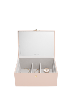 Stackers Luxury Classic Jewellery Box - view 2, Blush Pink