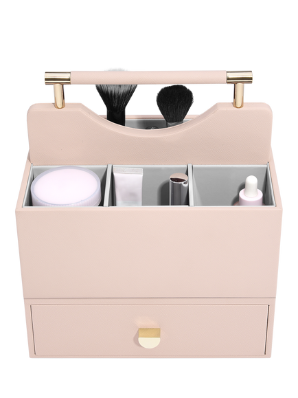 Stackers Classic Cosmetic Organiser and Drawer, Blush Pink, Blush Pink