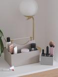 Stackers Classic Cosmetic Organiser and Drawer, Blush Pink, Taupe