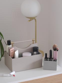 Stackers Classic Cosmetic Organiser and Drawer, Blush Pink - view 2, Taupe