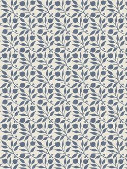 Morris & Co. Rosehip Fabric, Slate, Slate