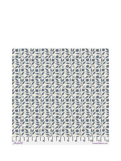 Morris & Co. Rosehip Fabric, Slate - view 2, Slate