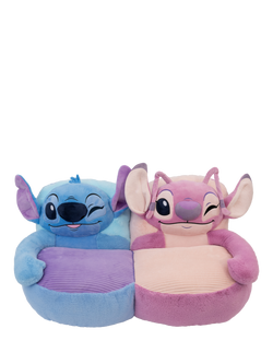 Disney Lilo & Stitch Angel & Stitch Plush Sofa, Multi
