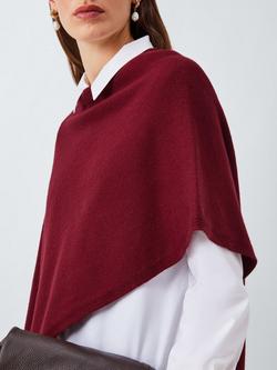 John Lewis Wool Blend Cape, Fig, Fig