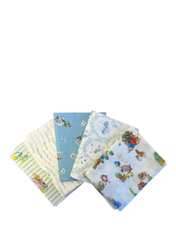 FreeSpirit Tale of Peter Rabbit Fat Quarter Fabrics, Pack of 5, Cream, Natural