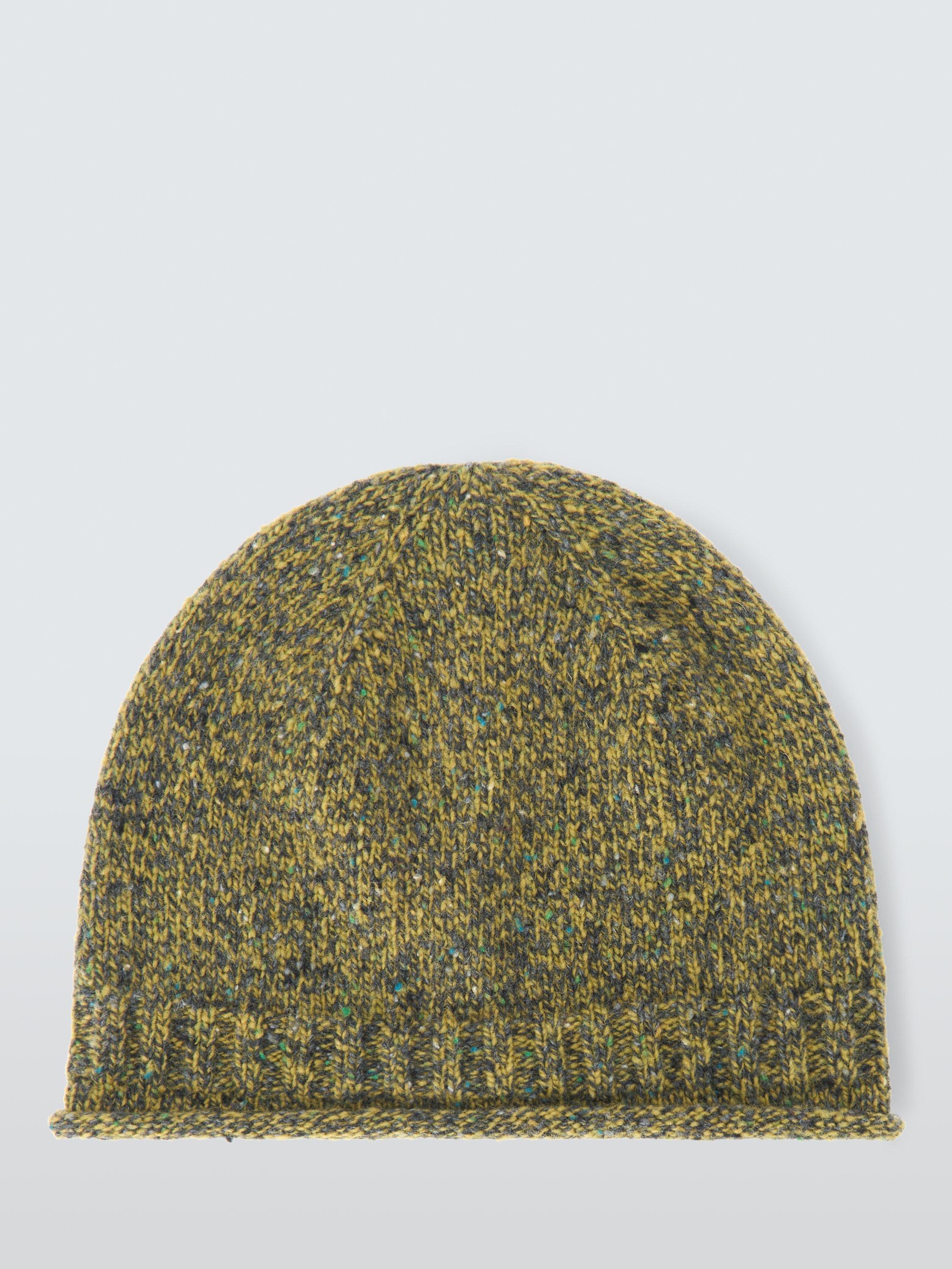 Product image 2 of 4, which shows John Lewis Wool Blend Beanie Hat, Woodmoss