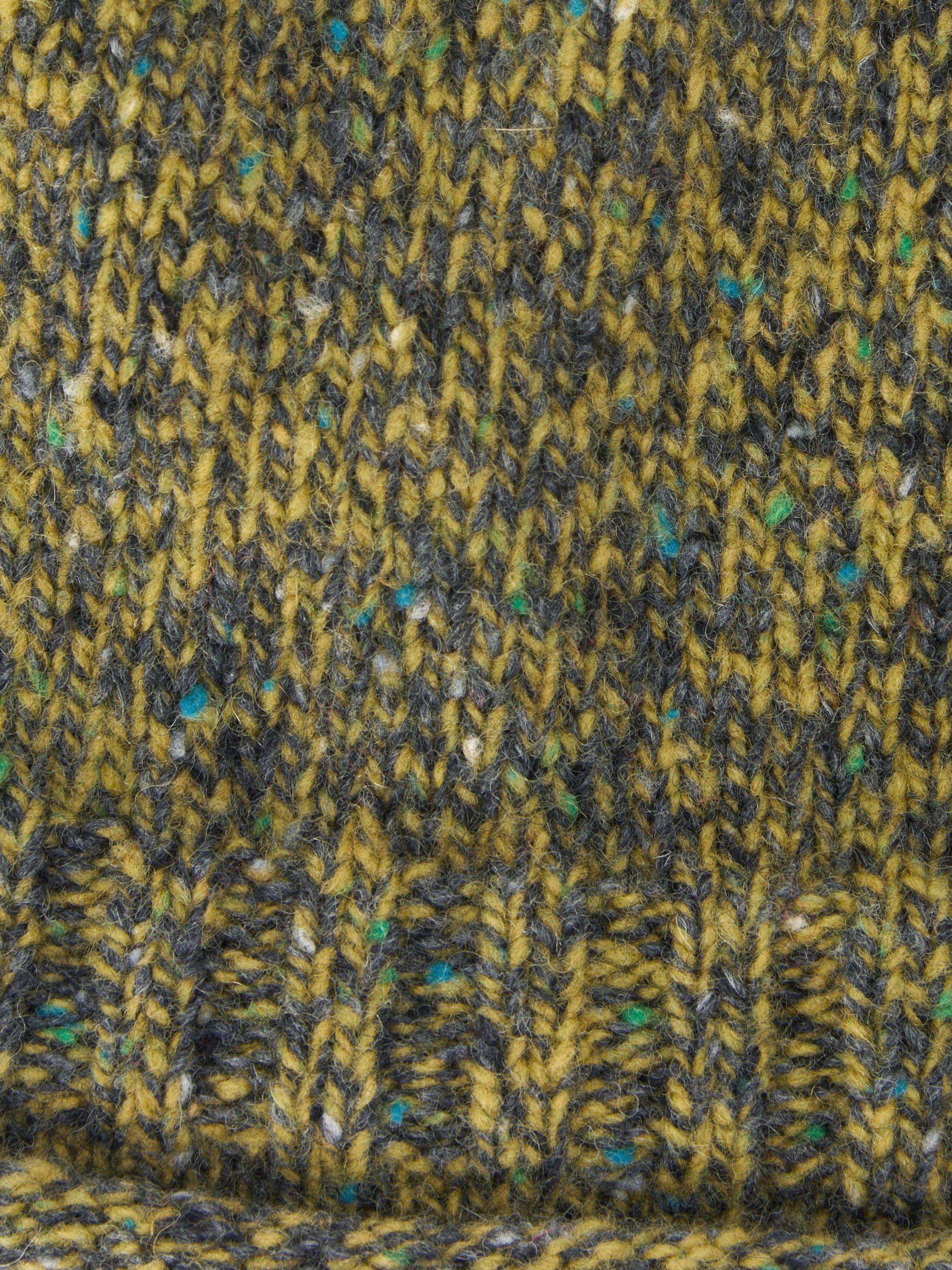 Product image 3 of 4, which shows John Lewis Wool Blend Beanie Hat, Woodmoss