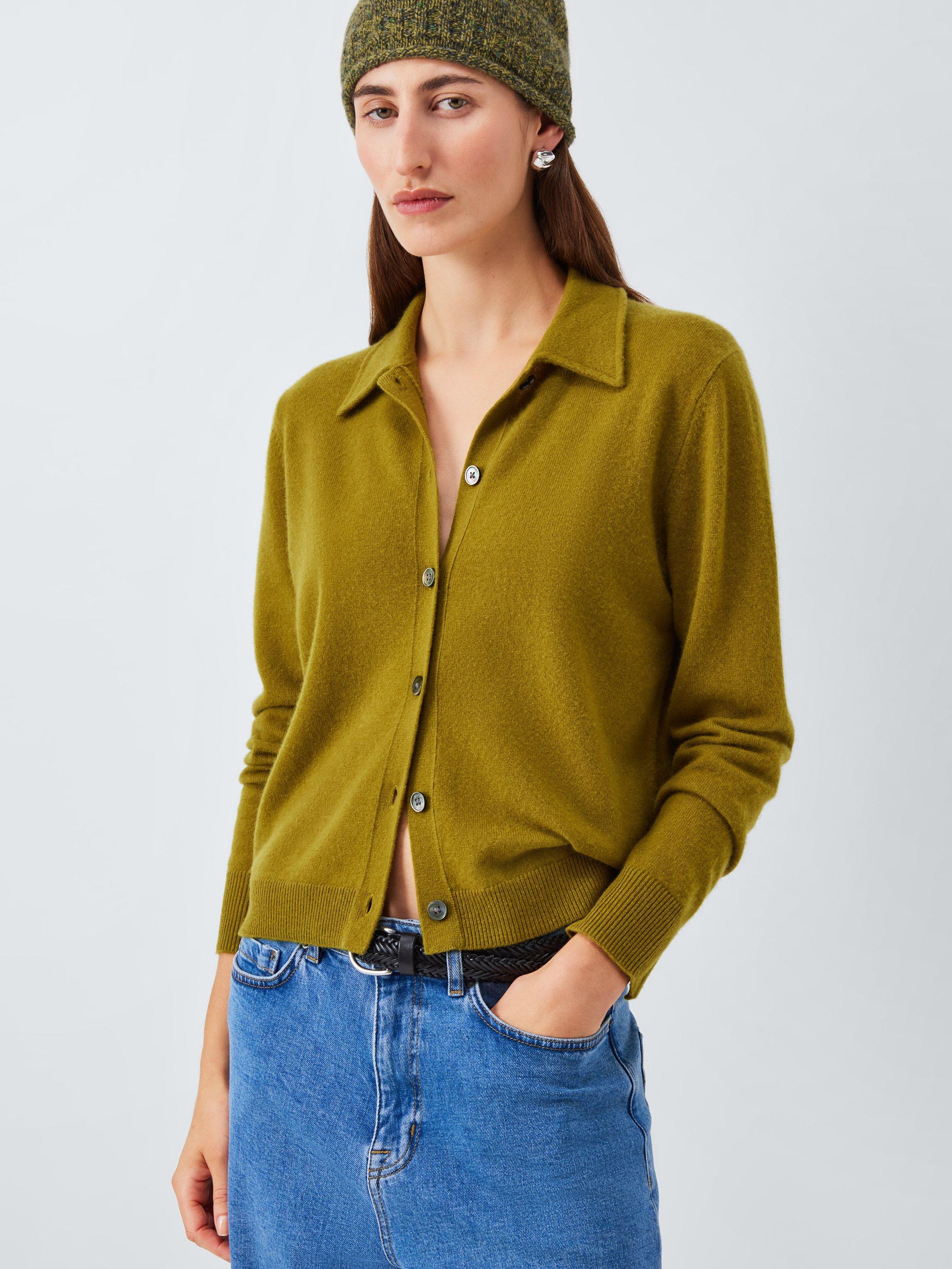 Product image 4 of 4, which shows John Lewis Wool Blend Beanie Hat, Woodmoss