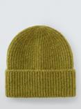 John Lewis Fluffy Wool Blend Beanie, Olive