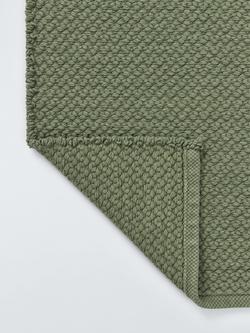 John Lewis Recycled Polyester Blend Bath Mat - view 2, Dark Green