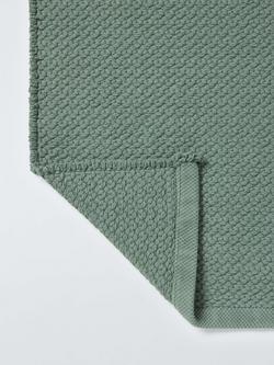John Lewis Recycled Polyester Blend Bath Mat - view 2, Sage