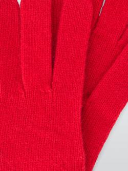 John Lewis Long Wool Blend Gloves - view 2, Red