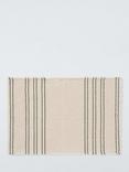 John Lewis Textured Stripe Bath Mat, Avocado