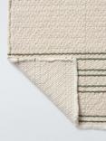 John Lewis Textured Stripe Bath Mat, Avocado