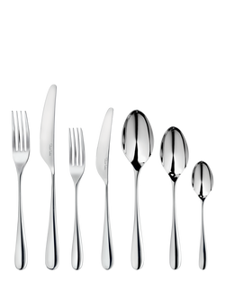 Robert Welch Arden Cutlery Set, 84 Piece/12 Place Settings, Silver