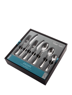 Robert Welch Arden Cutlery Set, 84 Piece/12 Place Settings - view 2, Silver